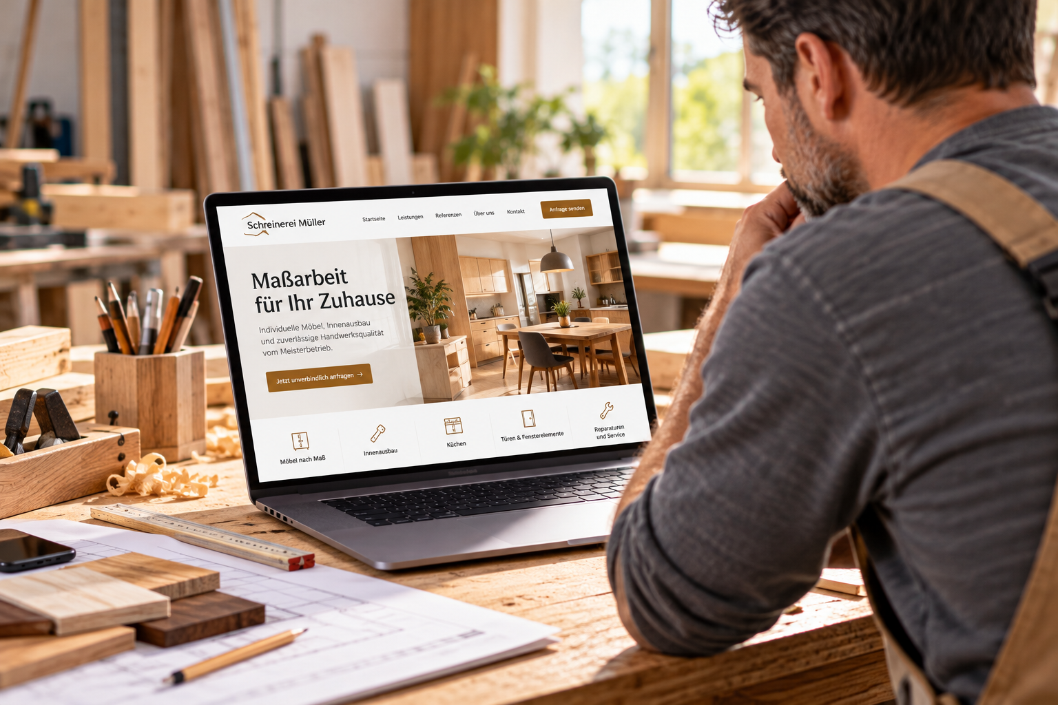 Webseiten Relaunch - Modernisierung des Webdesigns Optimierung der mobilen Darstellung