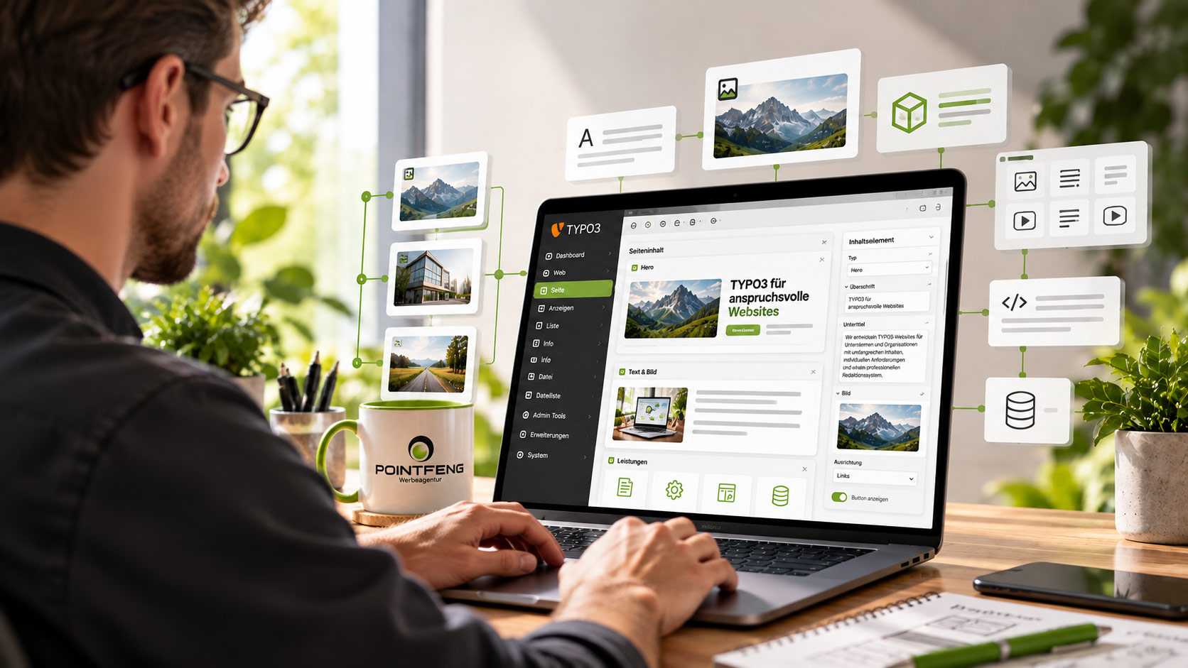 Individuelle TYPO3-Lösungen für Websites